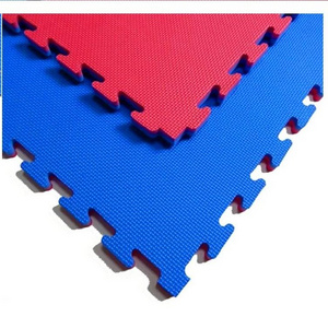 Interlocking Martial Arts Floor Mat Taekwondo 100x100x4cm EVA Foam, EVA Foam Karate Tappetini 10 Pieces OEM Service Woosung