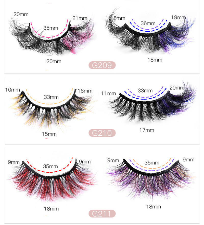 New color false eyelashes False Clear Band Eyelashes lashes Natural Look Eyeliner False Eyelash Set