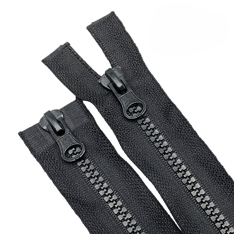 Directly Sales 5# Open End Resin Zipper Clothing Jacket Coarse Teeth Hard Material Resin Zipper