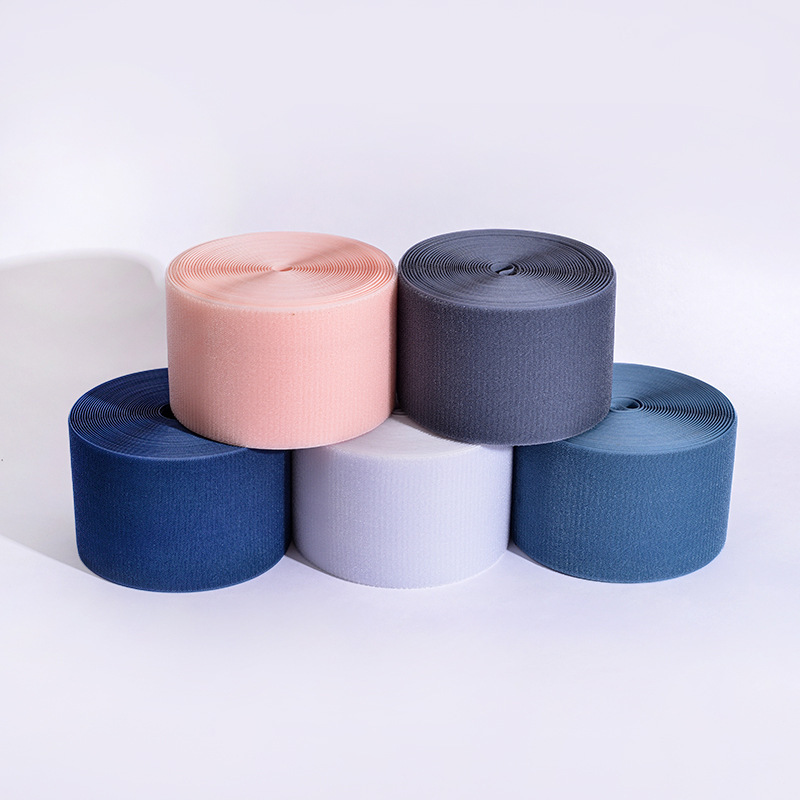 Wholesale High Quality Soft Fine Wool Nylon Velcroes Colorful Magic Tape for Baby Clothing