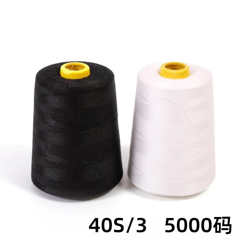 Wholesale 100 polyester thread 40/3  5000yards/cone for sewing