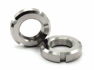 round nut  four groove fine teeth stop back anti-loosening