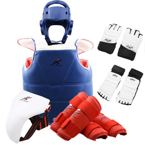 Factory Custom Taekwondo Karate Helmet Head Protection Equipment Taekwondo ITF Kids Karate Gloves Set