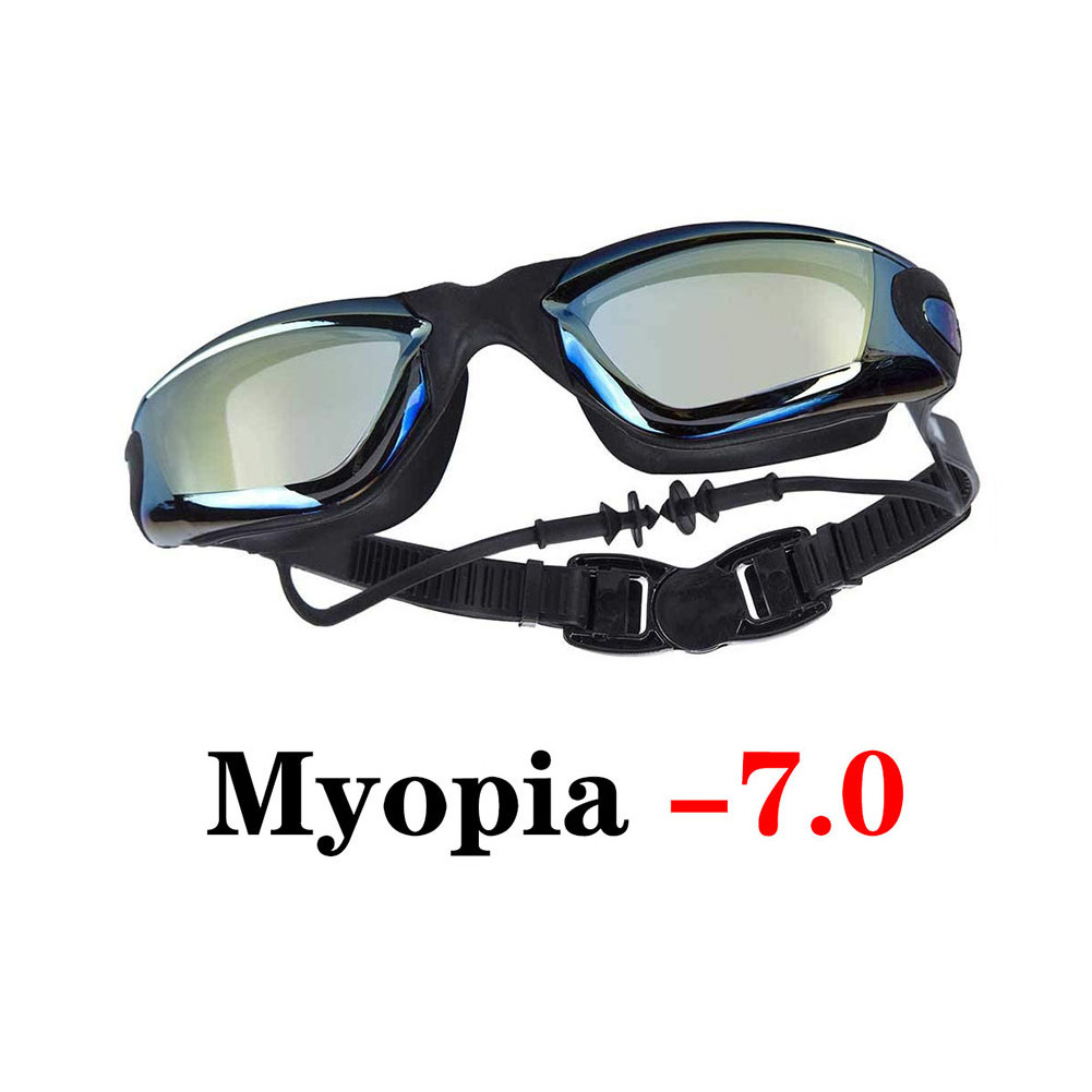 Swim Glasses Myopia Swim Goggles Prescription Waterproof Anti Fog Swim Eyewear Diopter Diving Mask for Adults Kids