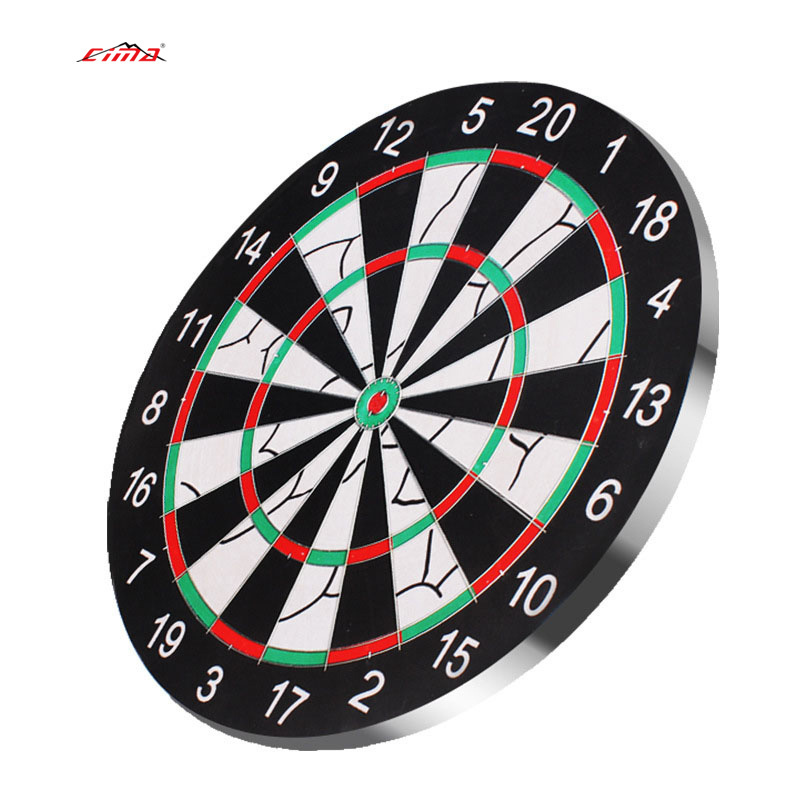 Factory Wholesale Price 18 Inch Double Sided Dart Board For Sisal  Board Game For Children Darts Board Pins