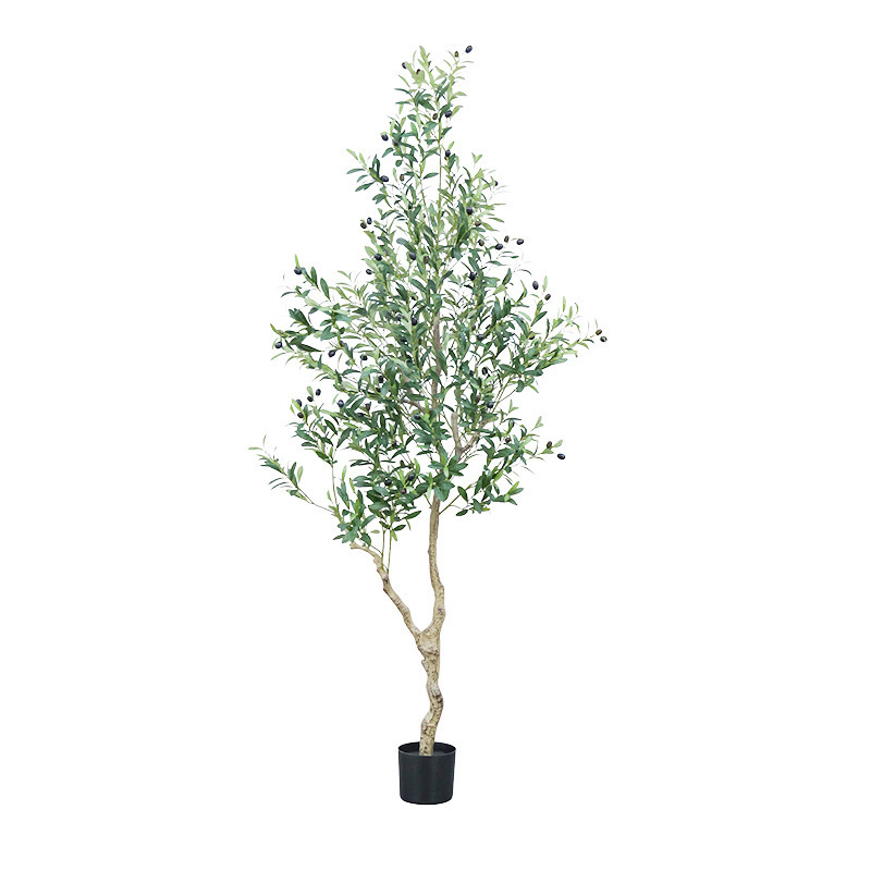 Nordic Style Bonsai Tree Artificial Olive Tree Faked Faux Olive Tree Plant for Shopping Mall Home Office Store Decoration