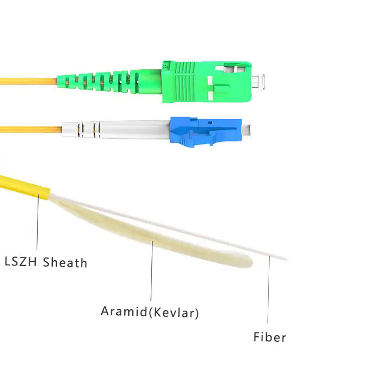 Box Puller Armored Manufacture 2 Ftth Drop 4 Core Single Mode Fiber Optic Cable