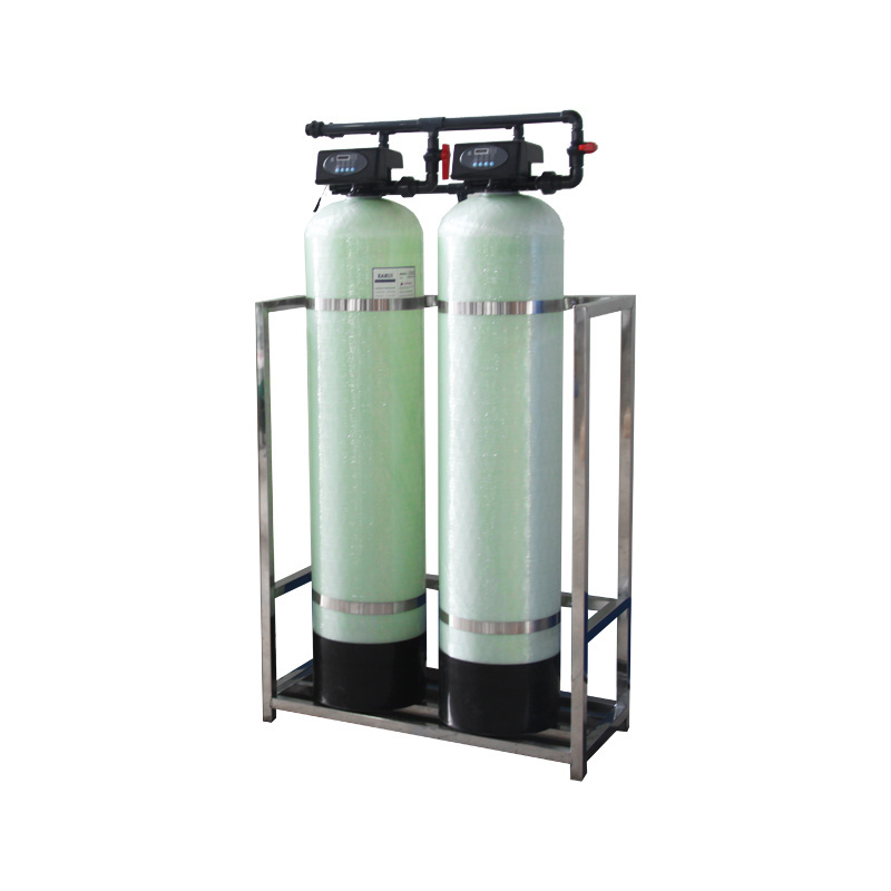 FRP regeneration ion exchange resin removing water filter magnetic hard water softener system for water treatment