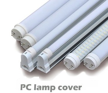 Customized Plastic Extrusion Product Diffusion LED Tube Lampshade Light Cover PC Lamp Cover