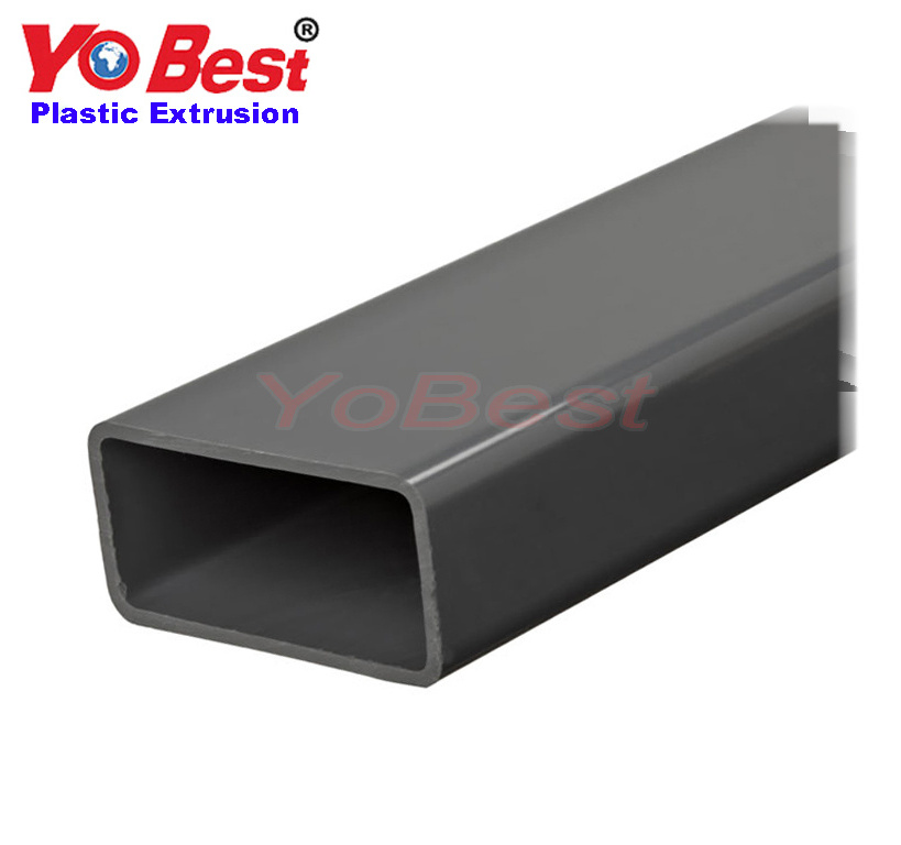 Rectangular plastic extrusion rectangular PVC Pipe with square pvc pipe sizes