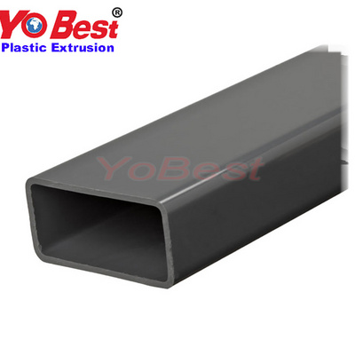 Rectangular plastic extrusion rectangular PVC Pipe with square pvc pipe sizes