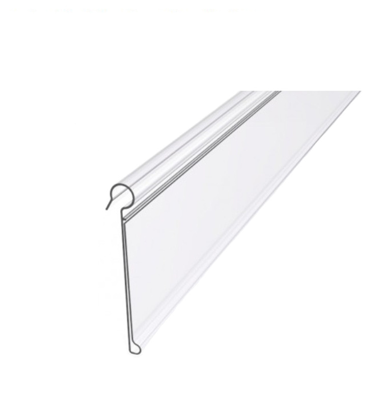 Yobest Retail Display Custom Plastic Supermarket Transparent Price Shelf Label Holder Hanging Sign Tag Clip Strip