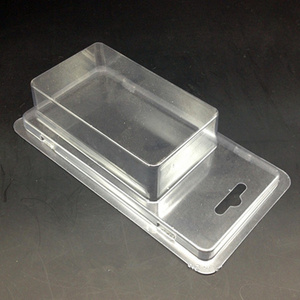 Customized plastic double blister clamshell packaging box