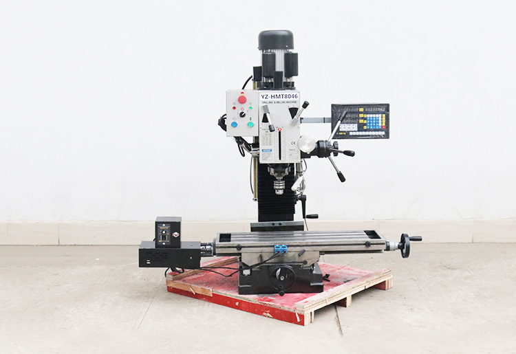 Table size 800x240mm bench top drilling milling machine heavy duty 46mm drilling and milling machine