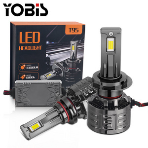 Yobis high brightest  led faros H1 H7 H4 H11 9005 9006  12000LM canbus luces h4 led headlights for auto