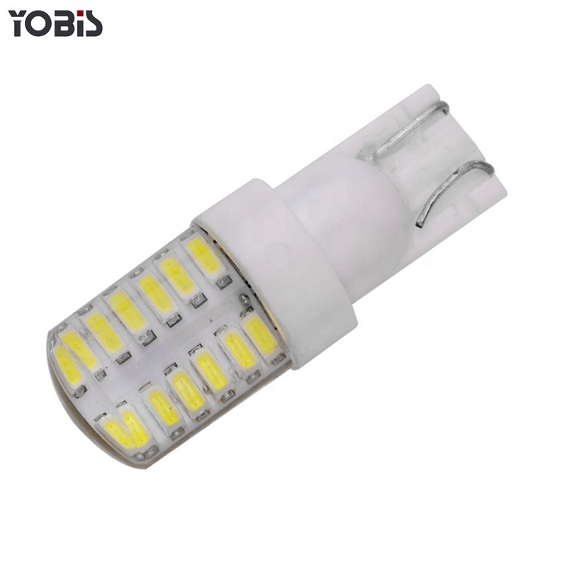 car led t10 3014 24SMD silicon light bulb for trunk light with multi color