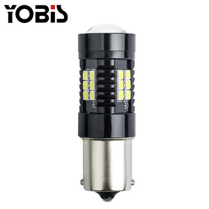 Yobis High Quality Turn Signal LED 3030 21SMD Backup Reverse Light Bulb 1156 1157 Red Yellow White Lamp