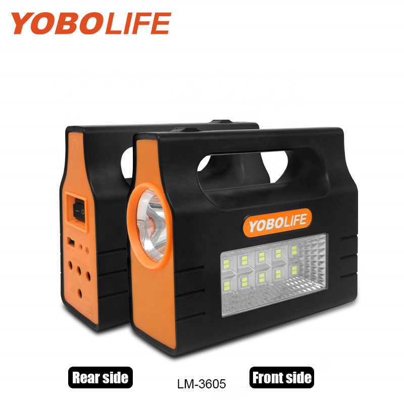 Most Popular YOBOLIFE Solar Energy Kit For Africa Solar Portable System LED Camping Lights Solar Home System