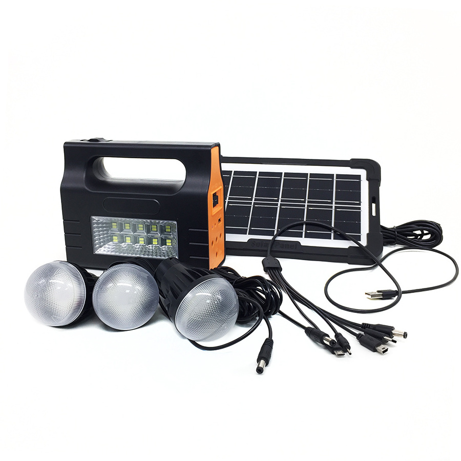 Guaranteed Quality Unique 3.2V Portable Indoor Solar Power Lights Mini Multifunction Solar Lighting System for Home