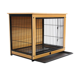 Multifunctional Wooden Dog Cage Dog Kennel Pet Furniture Cave Dog House for Sales