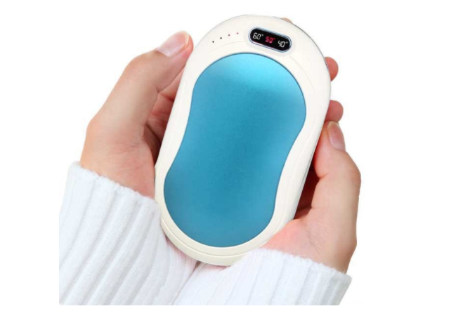 Winter portable Pocket Mini Electric Rechargeable LED flashlight 10000mah USB Hand Warmer Power Bank