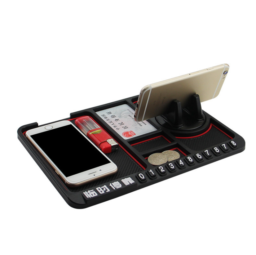 Multifunction Black Anti-Slip Silicon Car Dashboard Sticky Pad Non-Slip Mat GPS Phone Holder