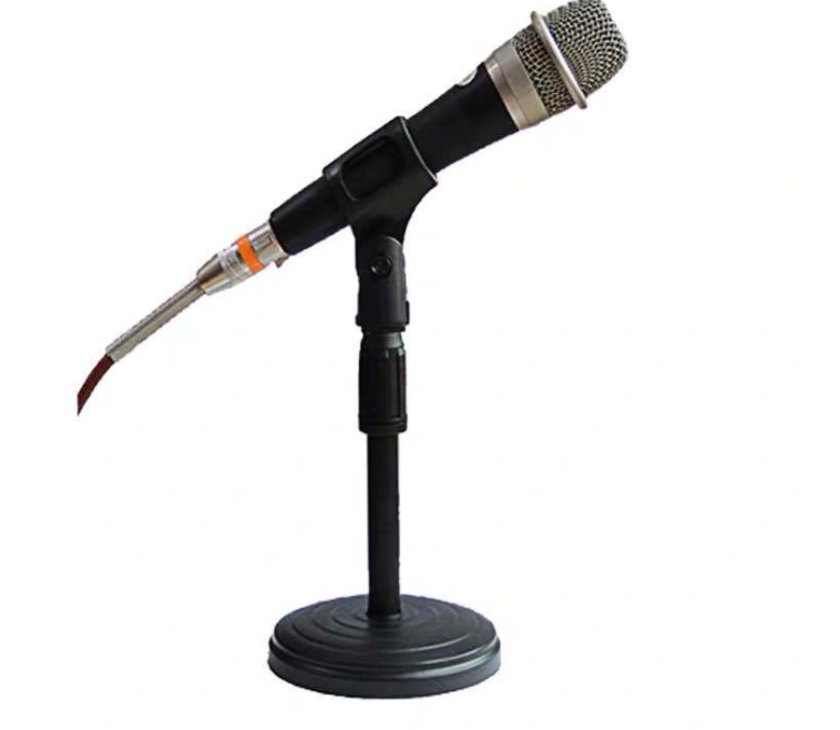 Desktop Microphone Tripod Stand Shock Mount Desk Mic Holder for Podcast Chatting