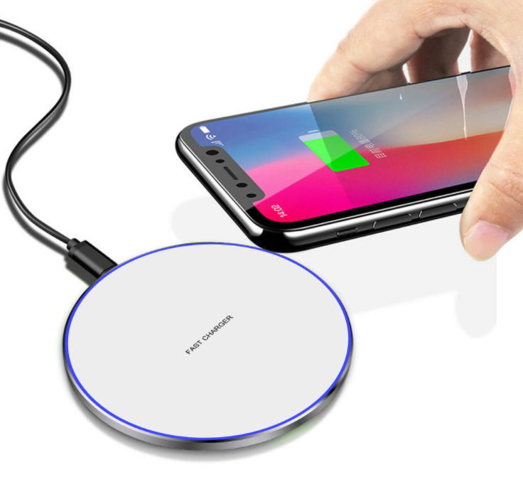 2022 New Fast Charging 15W Portable QI Wireless Charger Cell Phone Charging Pad Battery Charger For iPhone For Android