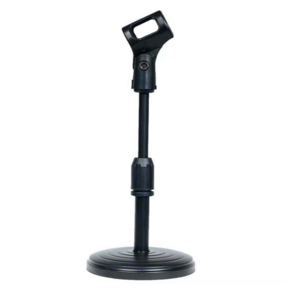 Desktop Microphone Tripod Stand Shock Mount Desk Mic Holder for Podcast Chatting