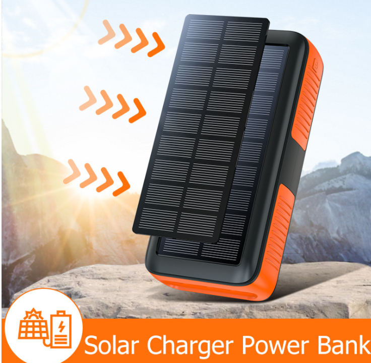 Best Selling Products Mobile Charger Battery Powerbank Usb Built In Cable Waterproof 10000mah Solar Power Bank With Hand Crank