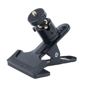 Strong Clip Combined with 360 Degree Swivel Ball Head Clamp for DSLR Flashlight