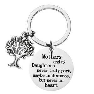 New Personalized Inspirational Key Chain Keyrings Angraving Keychain Stainless Steel