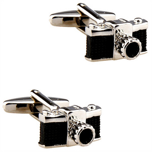 2023 Cheap Promotional High End Chinese Factory Brass Camera Designer Mens Cufflinks Wholesale