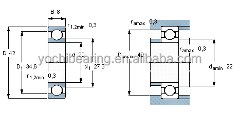 Bearing Original Stainless Steel Bearing 16101 Brand Deep Groove Ball Bearing