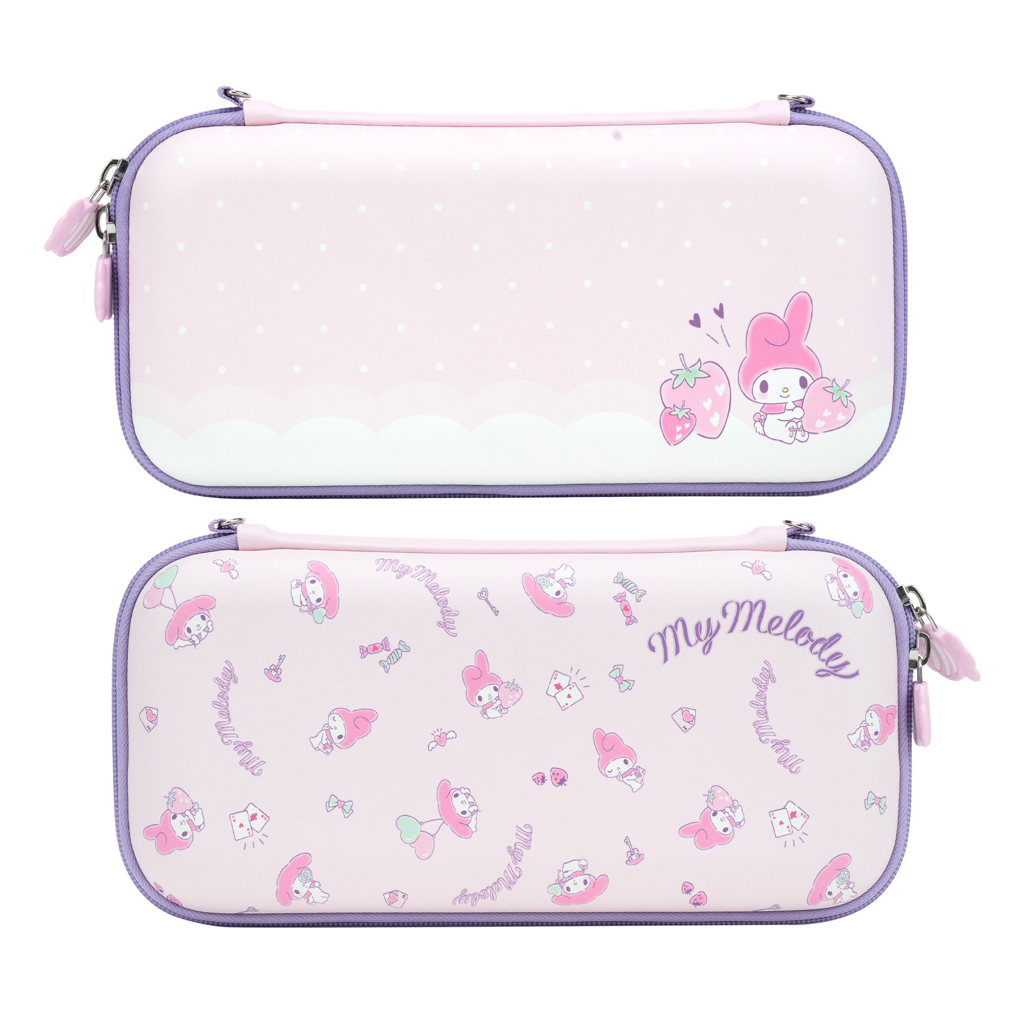 Sanrio Hard Carry Case, Protective Case with 10 Game Cartridges, Slim Made of EVA  Case for Nintendo Switch