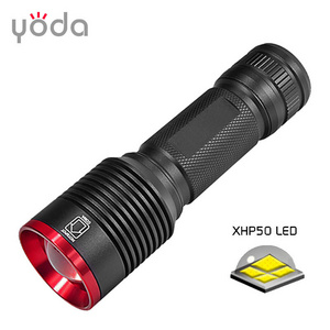 30w 2000 lumen 500 meters 18650 26650 3 AAA battery led zoomable xhp50 flashlight