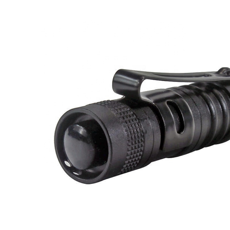 D9190 promotion gift A A A Tactical Flashlight Pocket Torch Light 120 lumen Doctor pen flashlight with clip