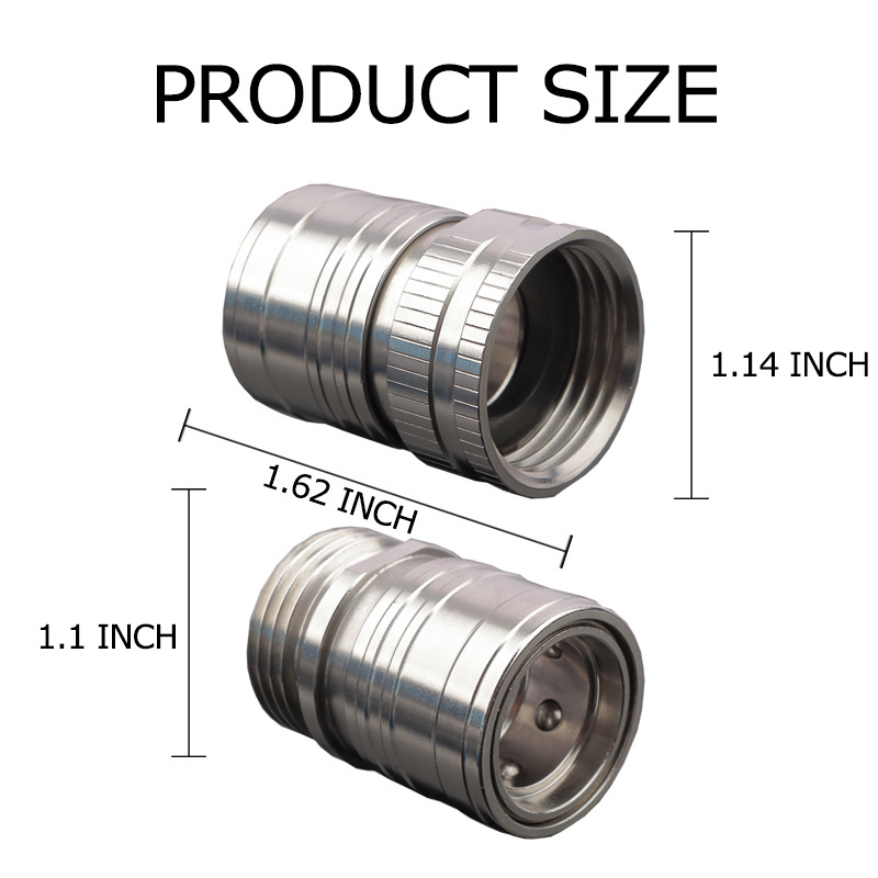 Stainless Steel high pressure fittings brass connector couplings for water coupler garden hose metal pipe supports quick connect