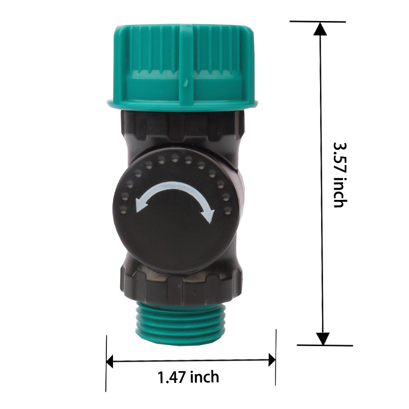 1 Way Tools Agricultural Sprayer Garden Splitter Coupling Hose Connectors Brass Quick Connector Water Plastic ABS Ltd.