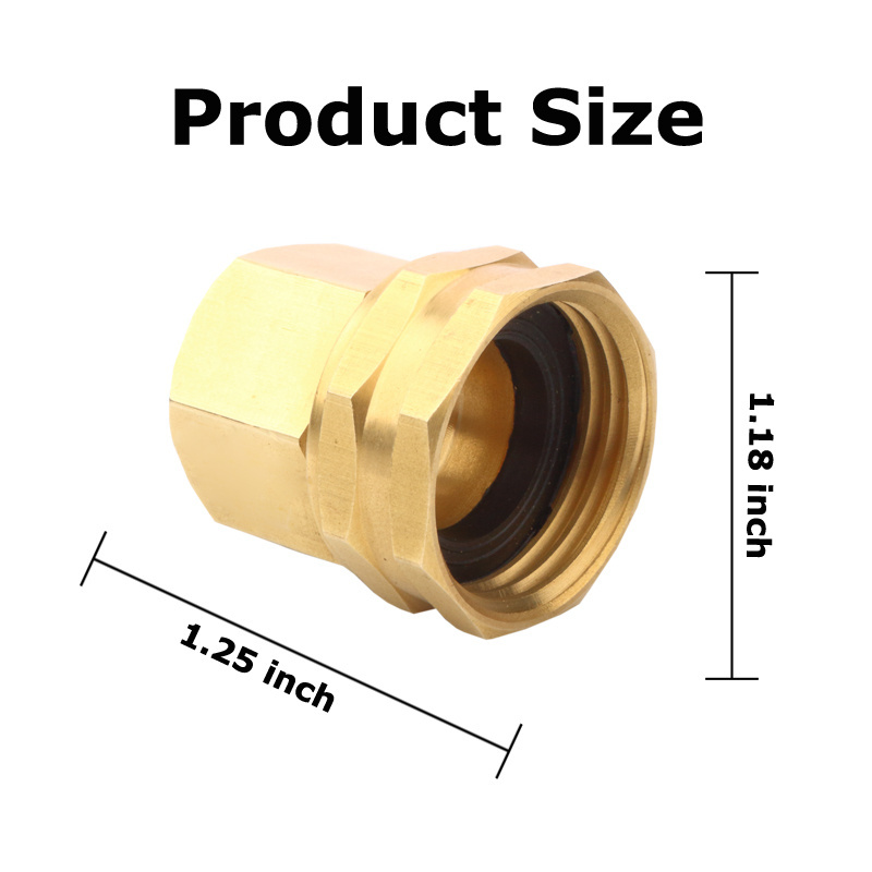 brass  kit adapter 1/2