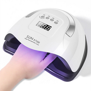 Wholesale Supplies New Uv Nail Dryer Rose Lamp 180w SUN X7 MAX Led Light Professional For Gel Polish