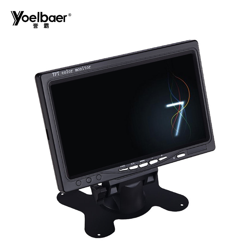 Wholesale 7 Inch VGA RCA Monitor Desktop Stand Alone Car Widescreen TFT LCD 7 Monitor With AV Input