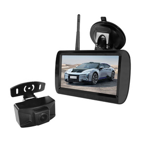 4.3 Inch LCD Display Back Up Camera System Wireless License Plate Car Reverse Rear View Image System for SUV Pickup