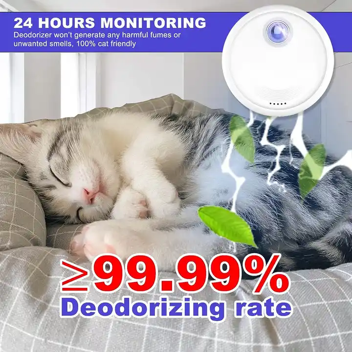 New Design Pet Cat Litter Smell Remover Smart Home Air Purifier Toilet Cleaner Filter Intelligent Deodorizer