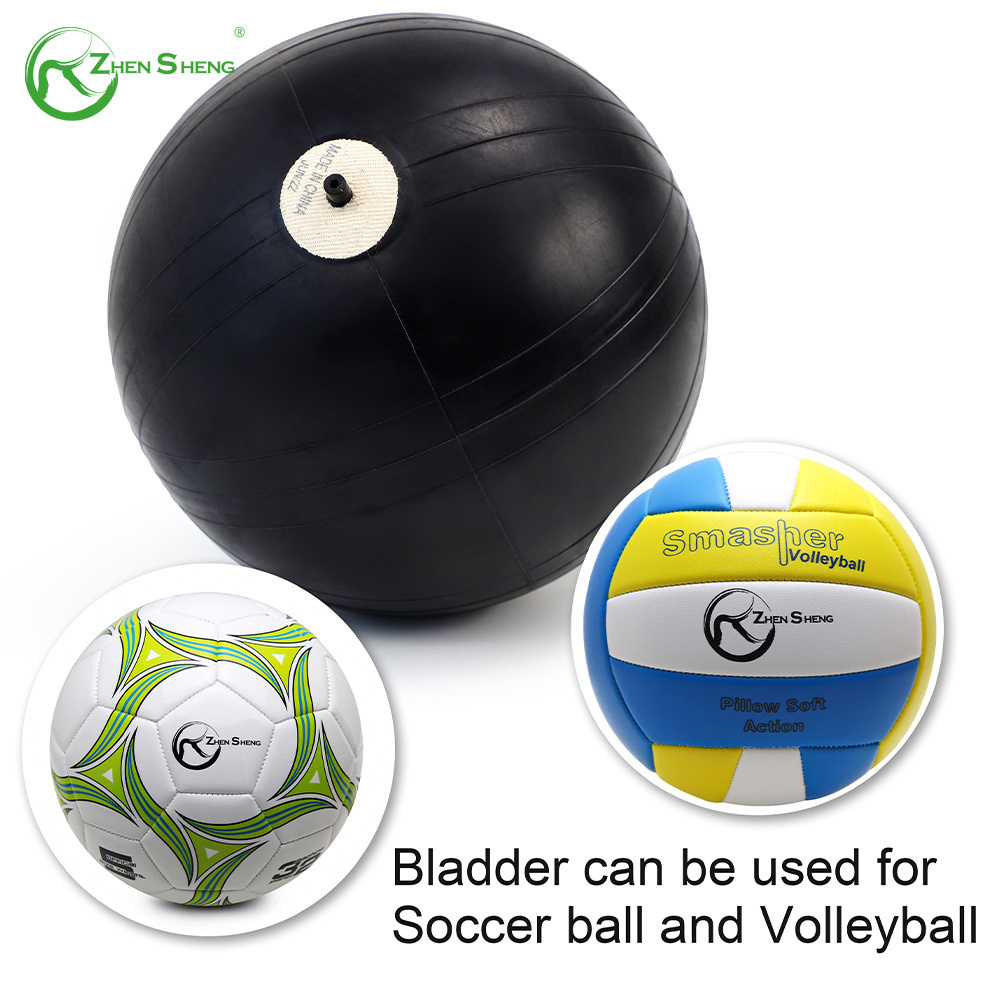 Zhensheng manufacturer inflatable butyl rubber bladder for balls