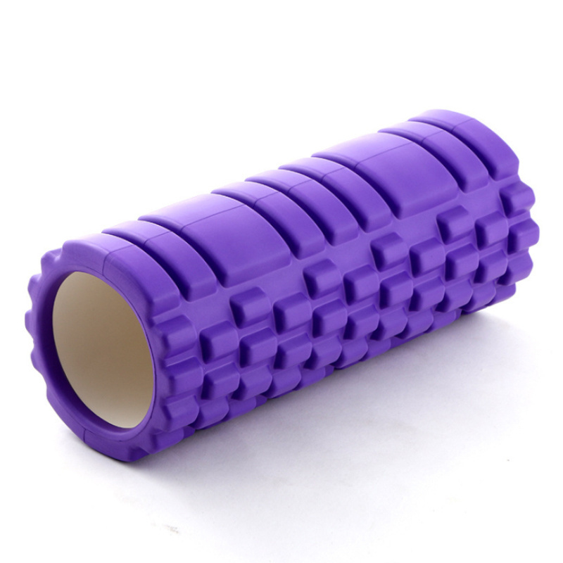 China Manufacturer 33 cm logo custom home fitness back muscle EVA yoga foam roller wholesale