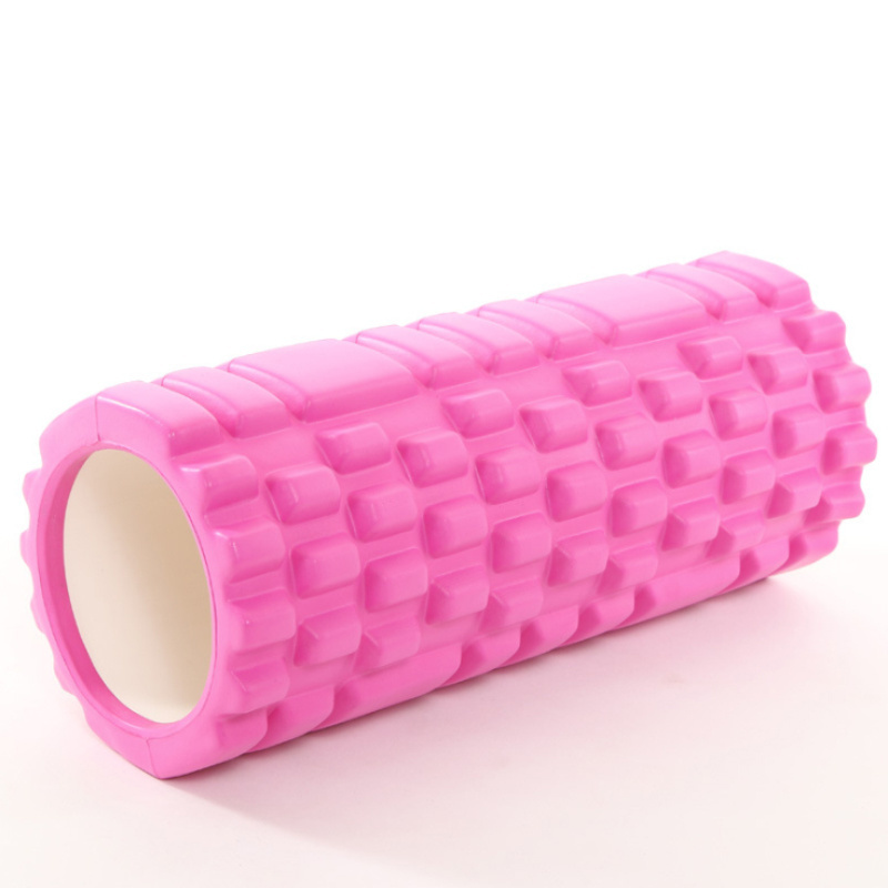 China Manufacturer 33 cm logo custom home fitness back muscle EVA yoga foam roller wholesale