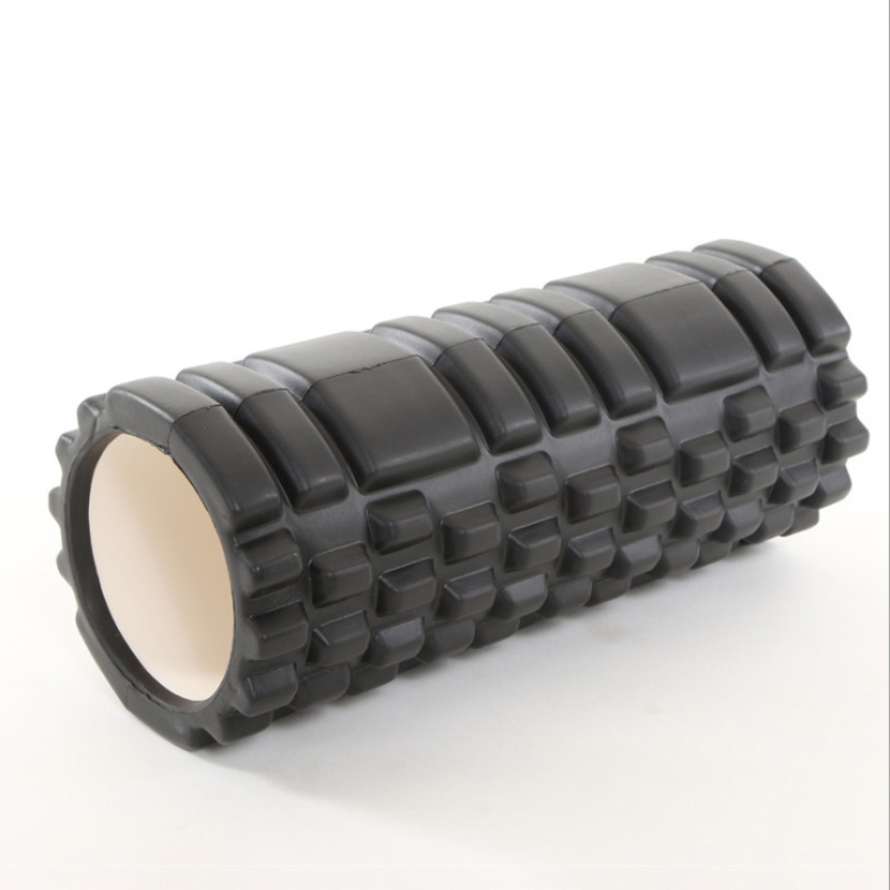 China Manufacturer 33 cm logo custom home fitness back muscle EVA yoga foam roller wholesale