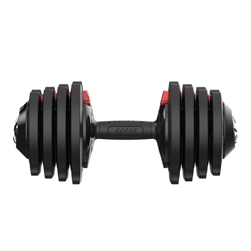 Gym Equipment Commercial Rubber-covered Dumbbell Rack Adjustable Dumbbells Set 50kg  Wholesale Hantel