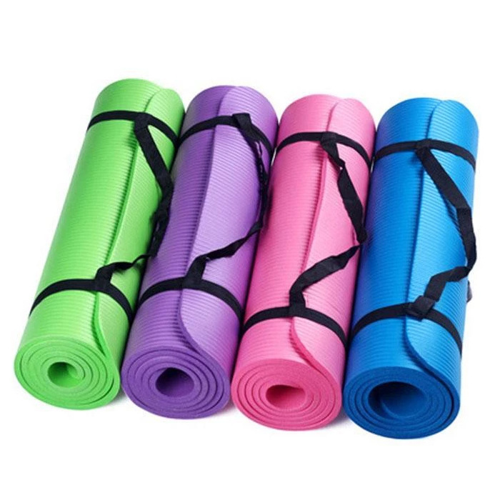 custom NBR yoga mat thicken 15mm eco friendly with logo exercise mat fitness mat for home workout